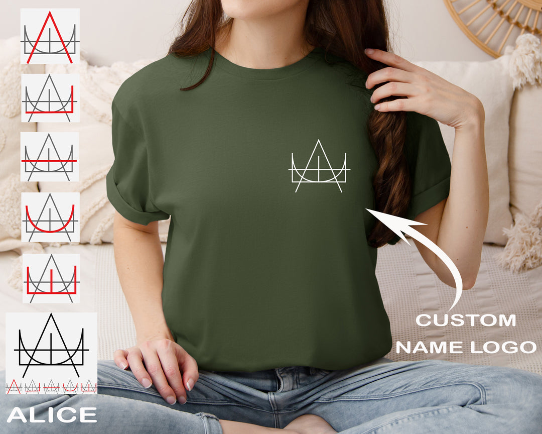 Custom Name Logo T-Shirts; Reflect Your Unique Style!