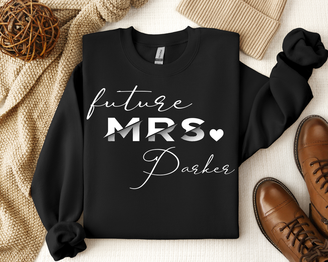 Personalized Future Mrs (Your Name) T-Shirt Engagement Gift