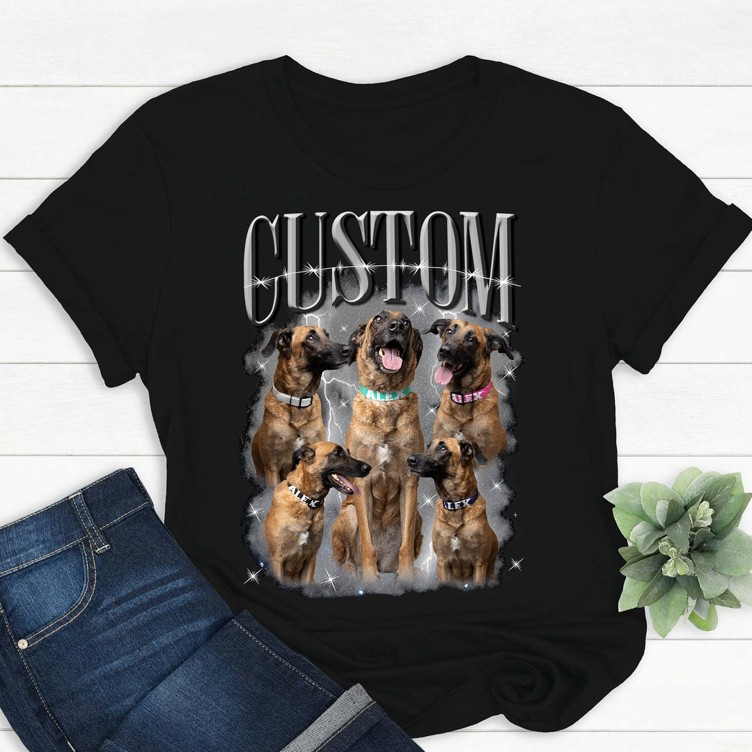 Personalized Dog Photo Shirt for Dog Lovers - uniquehandmadegift