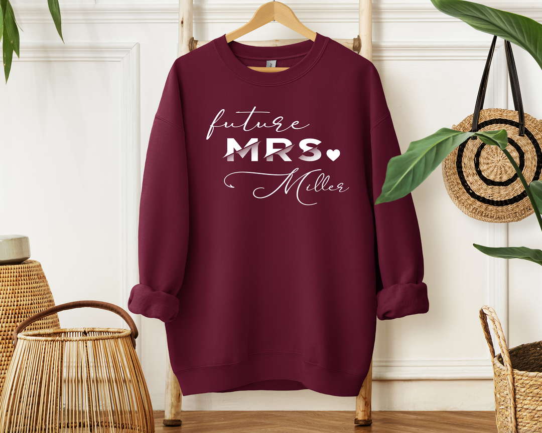 Personalized Future Mrs (Your Name) T-Shirt Engagement Gift