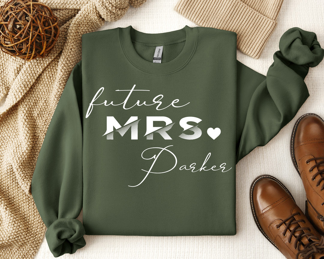 Personalized Future Mrs (Your Name) T-Shirt Engagement Gift