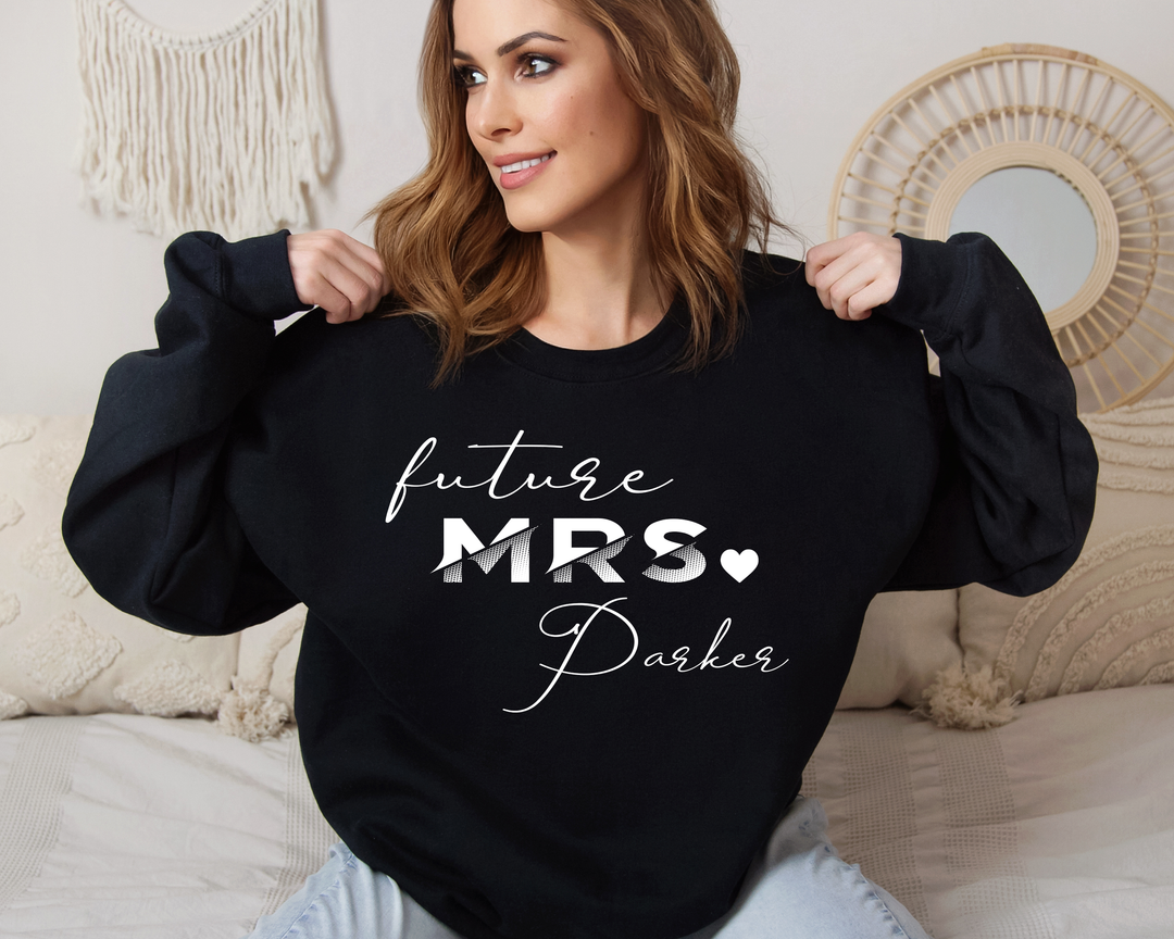 Personalized Future Mrs (Your Name) T-Shirt Engagement Gift