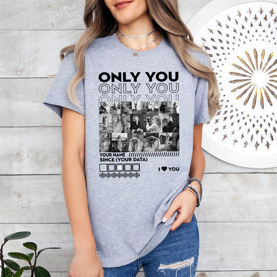 Personalized Girlfriend Shirt with Photo - uniquehandmadegift