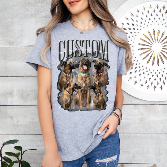 Personalized Dog Photo Shirt for Dog Lovers - uniquehandmadegift