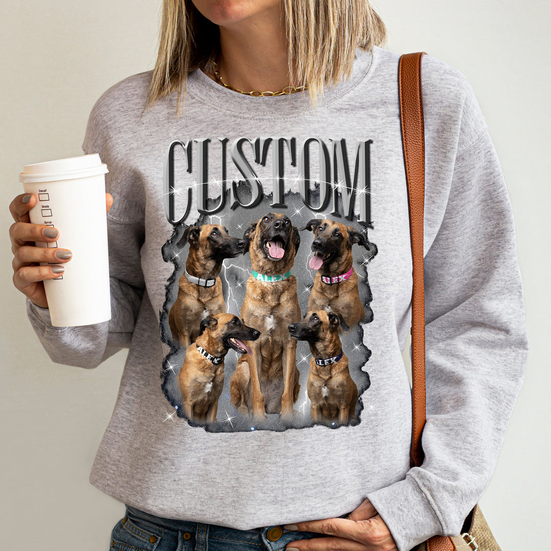 Personalized Dog Photo Shirt for Dog Lovers - uniquehandmadegift