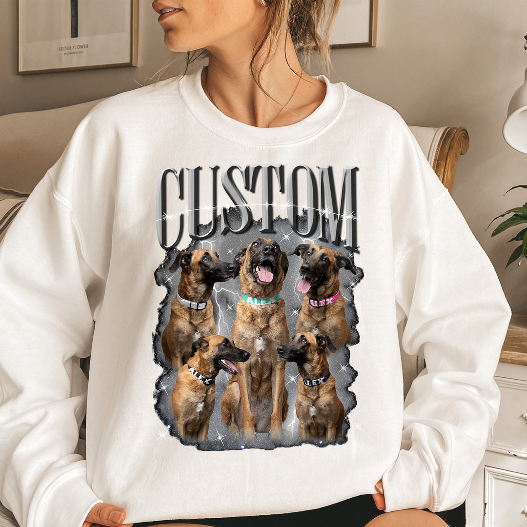 Personalized Dog Photo Shirt for Dog Lovers - uniquehandmadegift